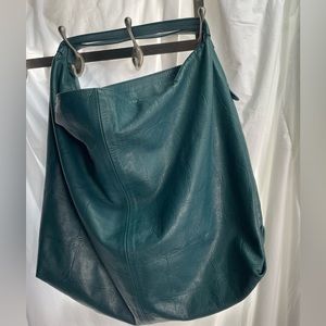 Laura DiMaggio Genuine Leather Large Shoulder Bag *Made in Italy* Excellent Cond